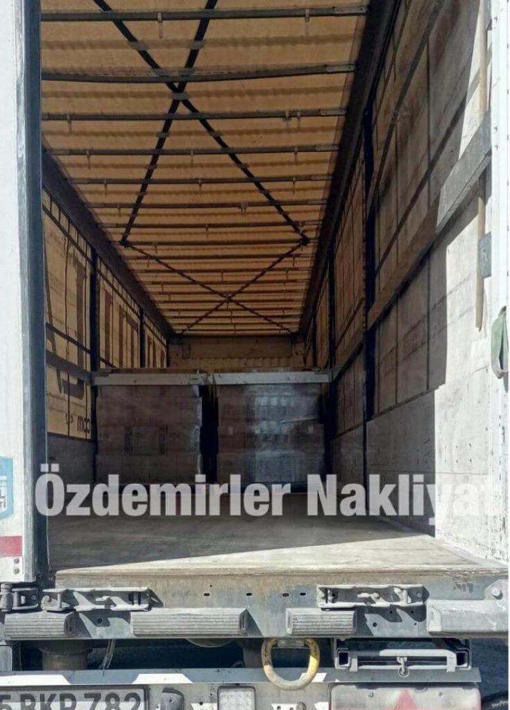 İzmir Ankara Nakliyat Ambarı yüklü araç görseli
